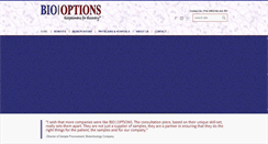 Desktop Screenshot of biooptions.com